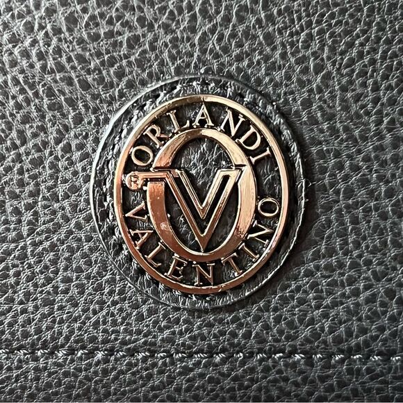 Valentino Orlandi Crossbody 🖤 vegan leather 🖤 adjustable strap 🖤 NWT - Picture 2 of 10